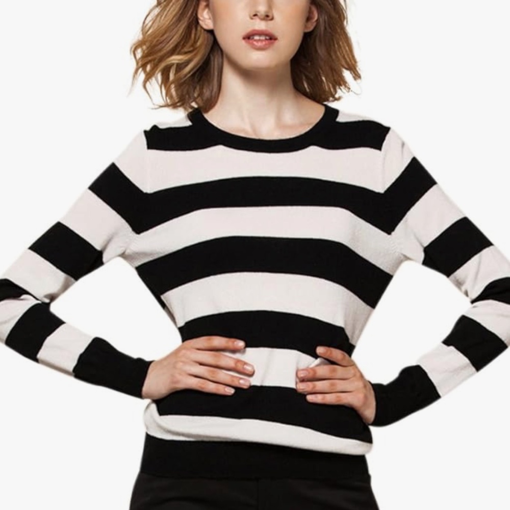 DKNY Women's Striped Sweater